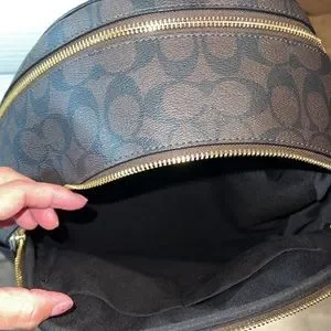 Bags | Brown Coach Backpack Slightly Used Great Condition  display picture 3